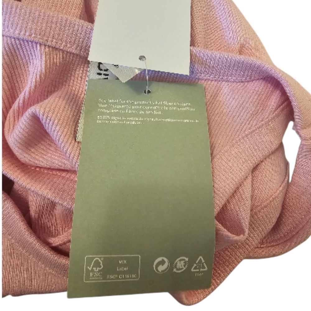Pink Divided H&M Women's Ribbed Tank Top - Picture 7 of 10